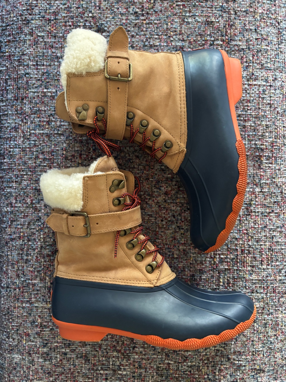 Sperry Shearwater Duck Boots Size 8.5